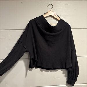 New Free People Wide Neck Top